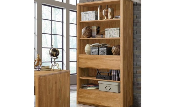 Стеллаж LAUSANNE 2 из массива дуба